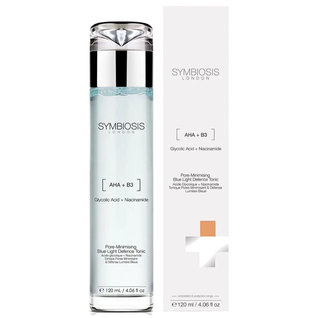 Lotion Tonique Pores Minimisant & Défense Lumière Bleue à l'Acide glycolique et Niacinamide - 120 ml