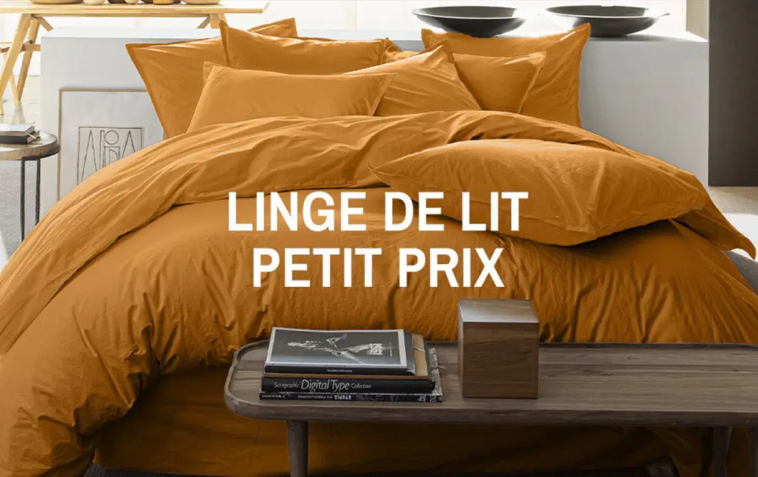 Linge de lit petits prix